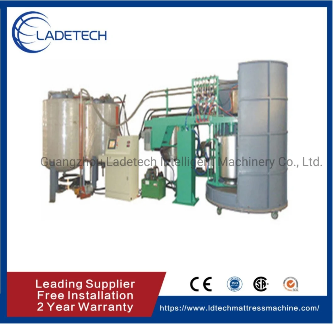 LDT-BFM Automatic Box Batch Foaming Machine Rectangular or Round Mould With Free Installation