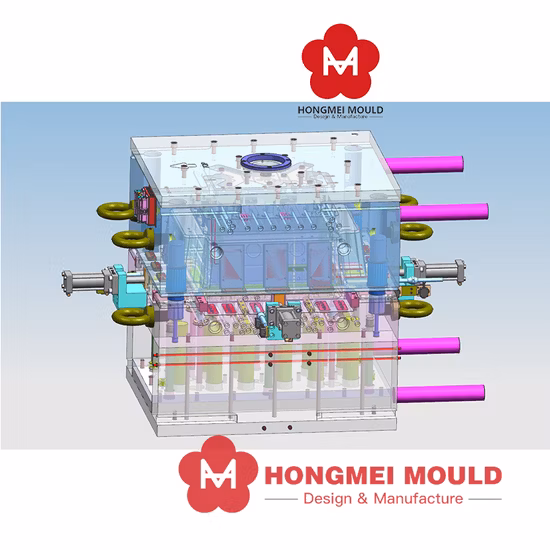 Customized High Strength Crate Mould China Plastic Foldable Crate Mould Industrial Logistics Case Mould Price Plastic Turnover Box Injection Mold