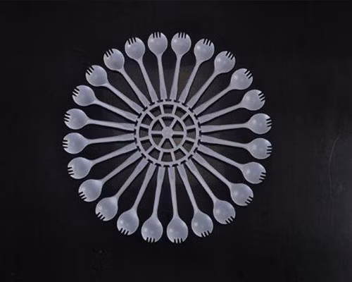 PP PS Disposable Plastic Spoon Fork Knife Mold