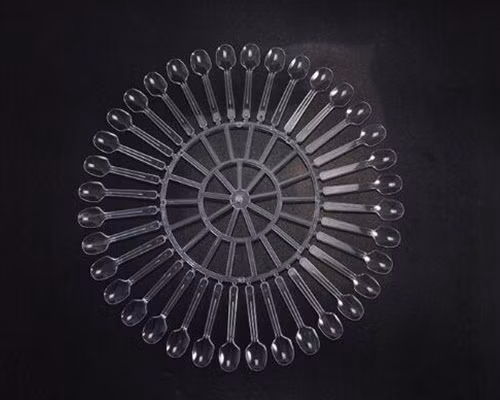 Customized Disposable Tableware Knives and Forks Plastic Injection Mold Mould