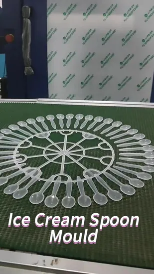 Factory Customized 1 Point Hot Runner 30 Cavities Plastic Injection Spoon Mould